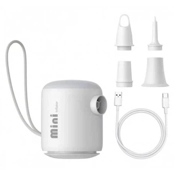 Портативний насос Baseus PocketGo Portable Air Pump White (C11157700221-00)