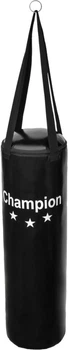 Мішок боксерський Champion з кріпленням PVC 90 х 28 см Чорний (CHM00714)