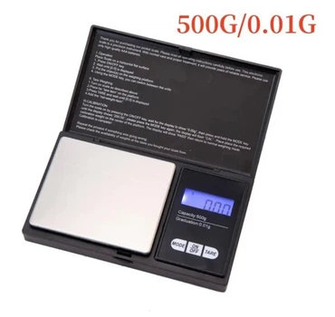 Весы ювелирные 500г/0,01грама Черные