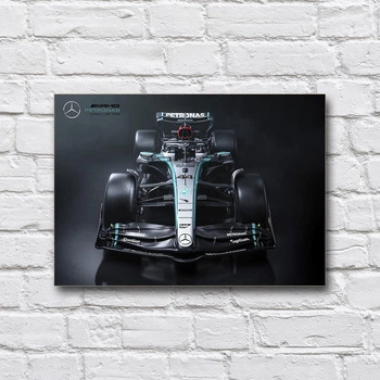 Деревянный постер «Mercedes-AMG F1 W15» 210х297 мм