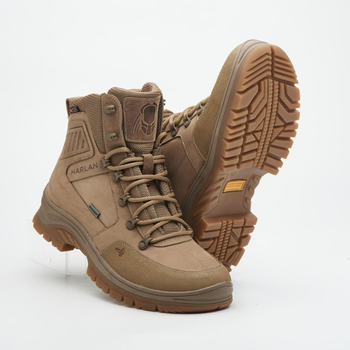 Ботинки тактические демисезонные кожаные PAV Style Lab HARLAN 505 р.46 30,5см койот (45283993746)