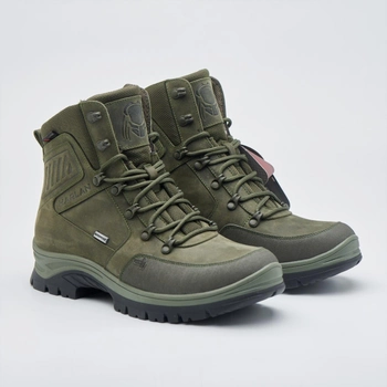 Ботинки тактические демисезонные кожаные PAV Style Lab HARLAN 505 р.44 29,5см хаки (12227754879944)