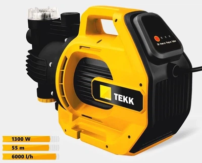 Автоматична насосна станція BSG 1300 (1.3 кВт, 100 л/хв, H-55 м) TEKK HAUS
