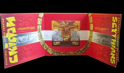 Буклет з блоком поштових марок Культурні Епохи України "Скіфи" Укрпошта Україна 2020