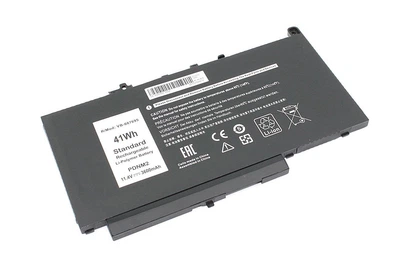 Акумулятор для ноутбука Dell 0579TY Latitude E7470 11.4V Black 3600mAh OEM