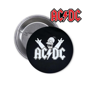 Значок AC DC #11 Гомер Симпсон
