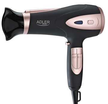 Фен для волос ADLER AD 2248B POLAND с ионизатором + диффузор