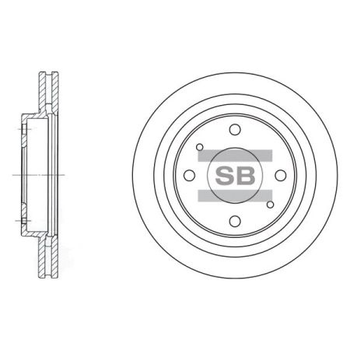 шт. Гальмівний диск Sangsin SD1045