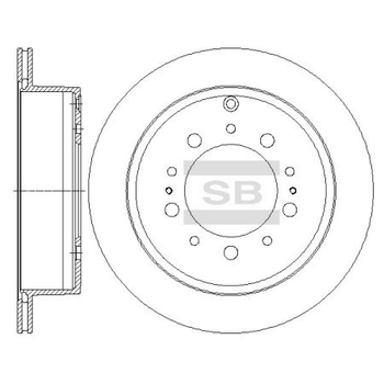 шт. Гальмівний диск Sangsin SD4032