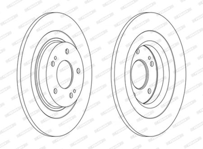 Гальмівний диск Ferodo DDF2652C