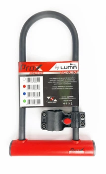 Велосипедний замок Prox U-LOCK 180 x 320 мм під ключ чорно-червоний (G0000172)