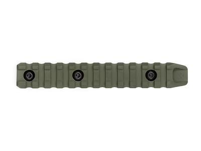 Планка Пикатинни КРУК CRC 9008 ODGreen на 12 слотов с креплением M-Lok