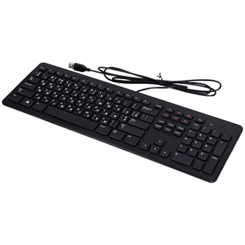 Дротова клавіатура Dell KB213p з кирилицею (наклейки)