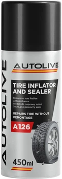 Герметик колес Autolive А126 Tire Inflator and Sealer 450 мл