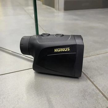 Лазерний далекомір KONUS RF-1200 6x25 5-1200м з компенсацією кута нахилу та скануванням чорний (244532)
