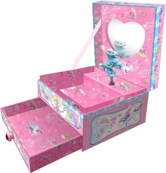 Muzyczna szkatułka Pulio Pecoware Unicorn z szufladką (5907543779521)