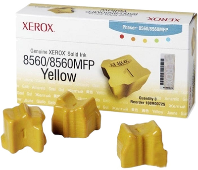 Zestaw kartridży Xerox Phaser 8560 3 szt Yellow (95205730456)