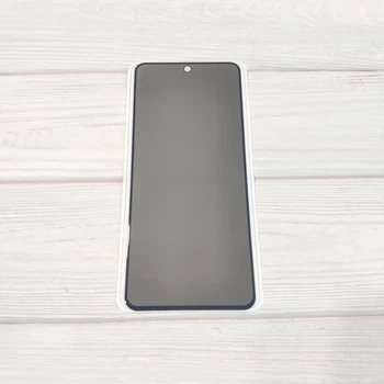 Захисне скло Антишпигун Xiaomi Redmi 12 Full Glue Чорне
