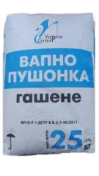 Известь Пушонка 25кг