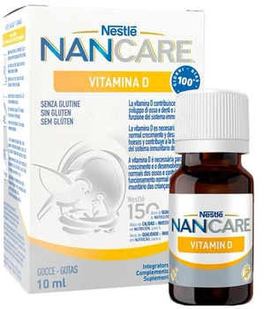 Біологічно активна добавка Nestle Nancare Вітамін D краплі 10 мл (8000300416435)