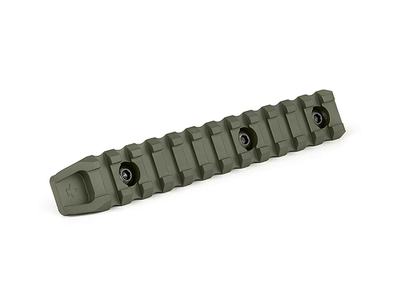 Планка Пикатинни КРУК CRC 9008 ODGreen на 12 слотов с креплением M-Lok