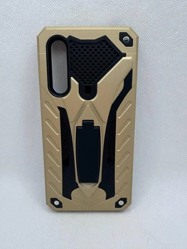 Противоударный чехол Armor Трансформер для Xiaomi Mi 9 Lite с подставкой Золото