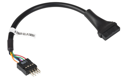 Перехідник Akyga USB 2.0 9-pin / USB 3.0 19-pin 0.2 м (AK-CA-75)