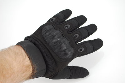 Тактичні рукавички з пальцями 9089_XXL_Black