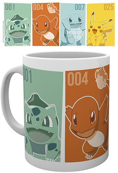 Кружка ABYstyle Pokémon Starters 320 мл (5028486370153)