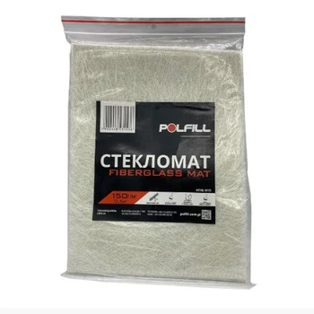 Стекломат Polfill 150 г/м2 0.5 м2 для армирования композитов высокой прочности V13345