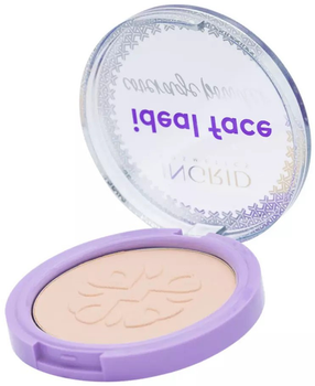 Пудра для обличчя Ingrid Ideal Face пресована з гіалуроновою кислотою 02 8 г (5902026669764)