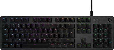 Клавіатура дротова Logitech G512 Carbon Lightsync RGB GX Brown USB UA Black (920-009352)