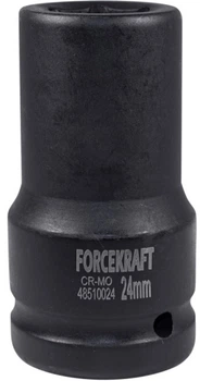 Головка ударная глубокая Forcekraft 1'' 6-гранная 24 мм (FK-48510024)