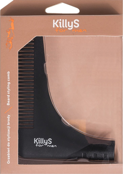 Grzebień do stylizacji brody KillyS For Men Beard Styling Comb drewniany (3031445009829)