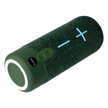 Беспроводная Bluetooth колонка акустика Borofone BR19 Euphony | 10W, BT 5.1, FM, TF, USB, AUX, TWS| green