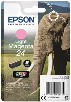 Tusz Epson 24 Light Magenta (C13T24264012)