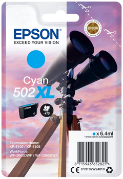 Tusz Epson 502XL Cyan (C13T02W24010)