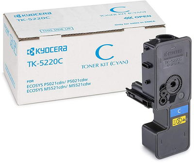 Тонер картридж Kyocera TK-5220C Cyan 1T02R9CNL1 (632983037522)