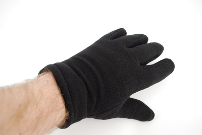 Перчатки мужские тёплые спортивные тактические флисовые на меху 9083_XL_Black_Sensor