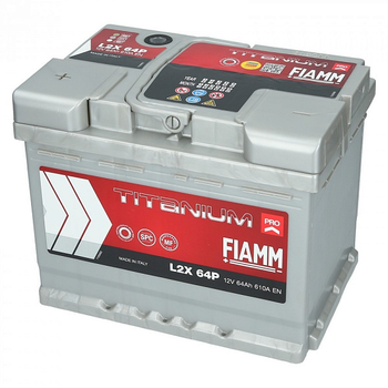 Аккумулятор автомобильный Titanium Pro 64Ач 610А "+" слева FIAMM, 7905151