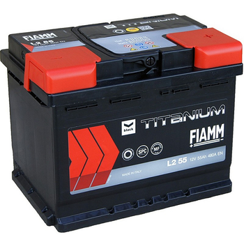 Аккумулятор автомобильный Titanium Black 55Ач 480А "+" справа FIAMM, 7905177