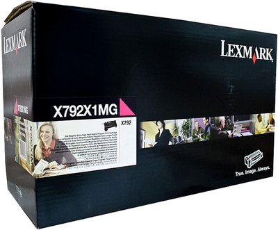 Toner Lexmark X792 Magenta (734646251600)