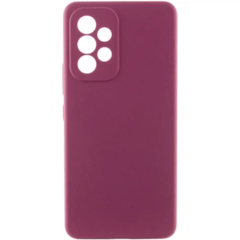Чохол Silicone Cover Lakshmi Full Camera (AAA) для Samsung Galaxy A52 4G / A52 5G / A52s Бордовий / Plum - 00000064735_1