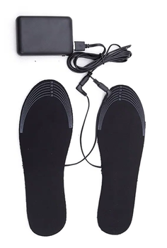 Устілки утеплювачі з підігрівом для взуття від USB PowerBank універсальний розмір 41-46 (476332-Prob) Чорні