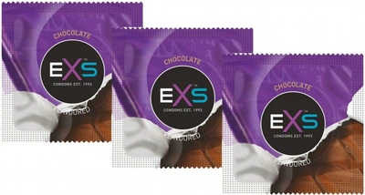 Презервативи EXS Chocolate зі смаком та запахом шоколаду 3 шт (ROZ6400230181)