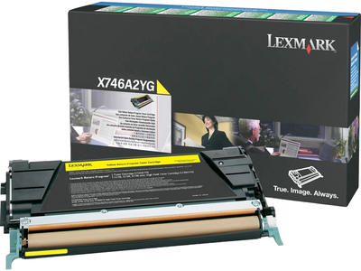 Toner Lexmark X746/X748 Yellow (734646346665)