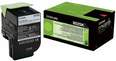 Toner Lexmark 802SK Black (734646481298)