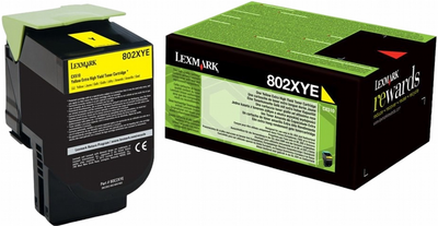 Тонер-картридж Lexmark 802XY Yellow (734646481359)