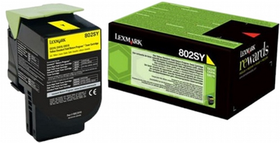 Тонер-картридж Lexmark 802SYE Yellow (734646497152)