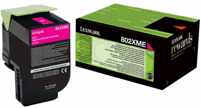 Тонер-картридж Lexmark 80C2XME Magenta (734646497220)